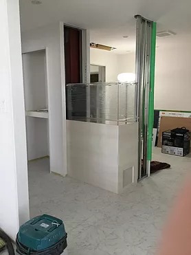 名古屋市天白区の病院に置いてある水槽の設置事例